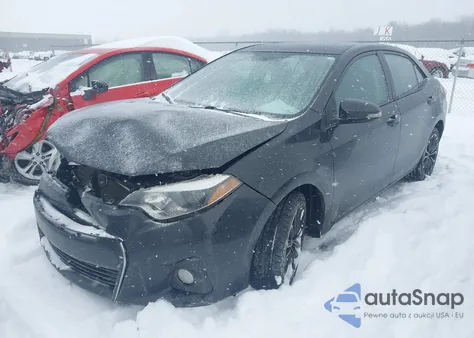 2015 Toyota Corolla S Plus z USA, uszkodzony, nr VIN 2T1BURHE4FC383828